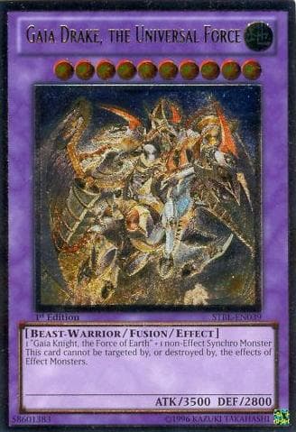 Gaia Drake, the Universal Force - STBL-EN039 Ultimate Rare 1st Edition