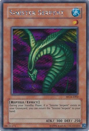 Sinister Serpent - WC4-E002 Prismatic Secret Rare Unlimited