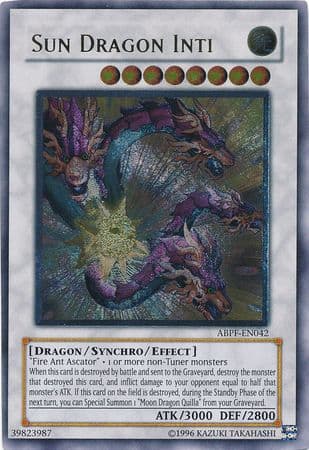 Sun Dragon Inti - ABPF-EN042 Ultimate Rare Unlimited