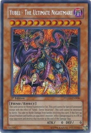 Yubel - The Ultimate Nightmare - PTDN-EN008 Secret Rare 1st Edition