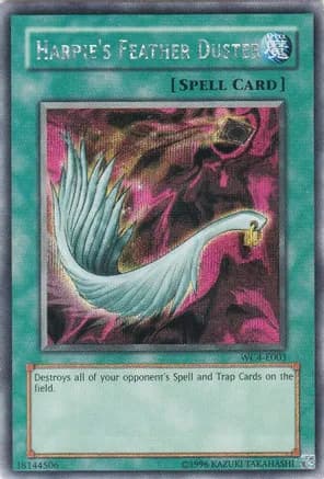 Harpie's Feather Duster - WC4-E003 Prismatic Secret Rare Unlimited