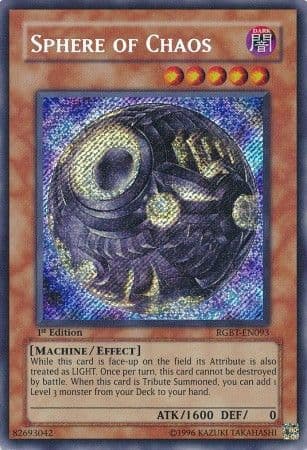 Sphere of Chaos - RGBT-EN093 Secret Rare 1st Edition