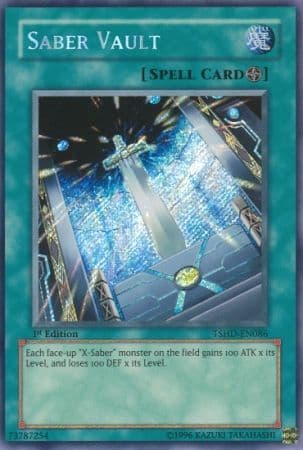 Saber Vault - TSHD-EN086 Secret Rare 1st Edition