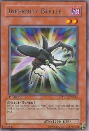 Infernity Beetle - TSHD-EN014 Rare 1st Edition