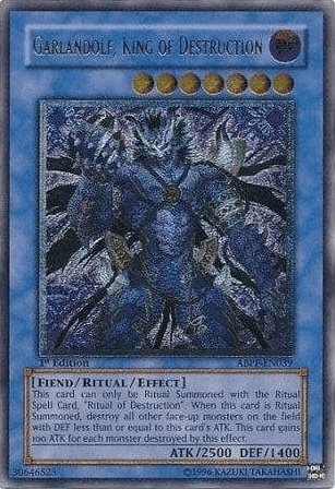 Garlandolf, King of Destruction - ABPF-EN039 Ultimate Rare 1st Edition