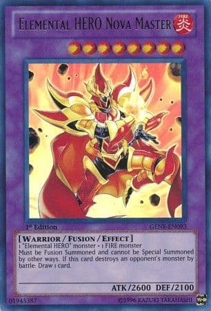 Elemental HERO Nova Master - GENF-EN093 Ultra Rare 1st Edition