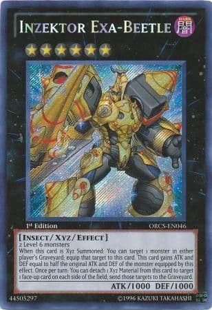 Inzektor Exa-Beetle - ORCS-EN046 Secret Rare 1st Edition