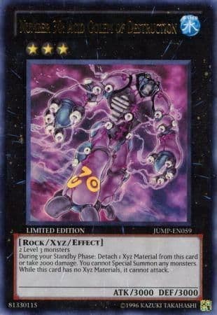 Number 30: Acid Golem of Destruction - JUMP-EN059 Ultra Rare Limited Edition