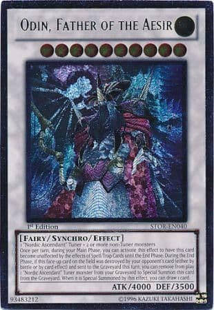 Odin, Father of the Aesir - STOR-EN040 Ultimate Rare 1st Edition