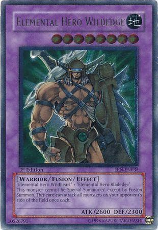 Elemental HERO Wildedge - EEN-EN035 Ultimate Rare 1st Edition