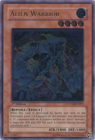 Alien Warrior - POTD-EN027 Ultimate Rare 1st Edition
