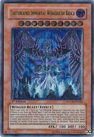 Earthbound Immortal Wiraqocha Rasca - SOVR-EN026 Ultimate Rare 1st Edition