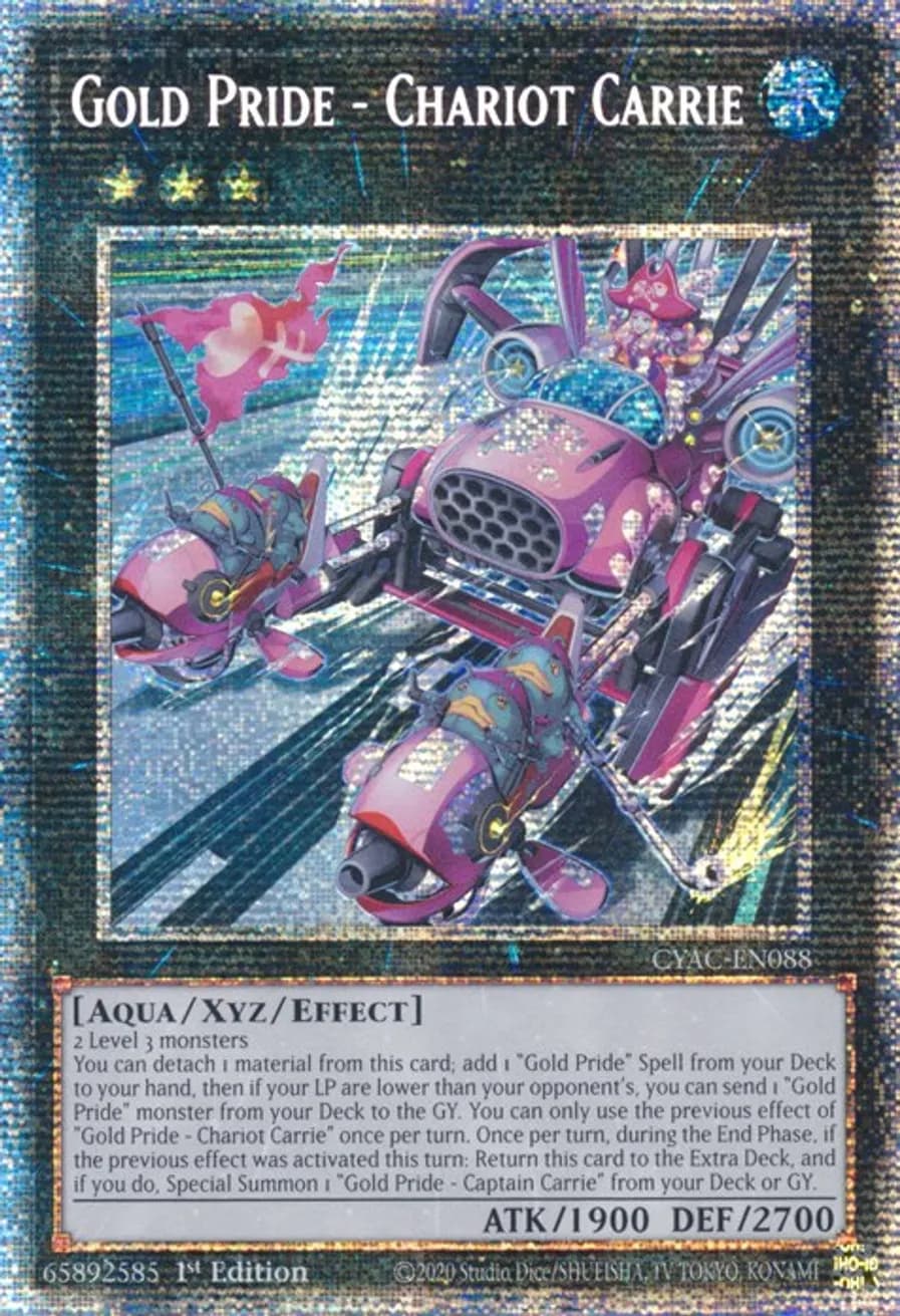 Gold Pride - Chariot Carrie - CYAC-EN088 Starlight Rare 1st Edition