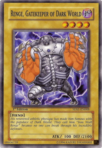 Renge, Gatekeeper of Dark World - 5DS1-EN008 Common 1st Edition