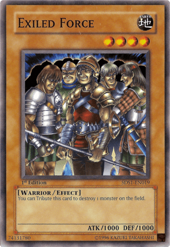 Exiled Force - 5DS1-EN019 Common 1st Edition