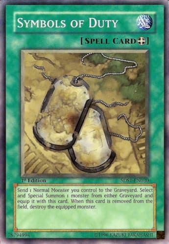 Symbols of Duty - 5DS1-EN030 Common 1st Edition