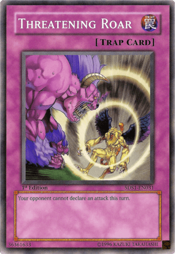 Threatening Roar - 5DS1-EN031 Common 1st Edition