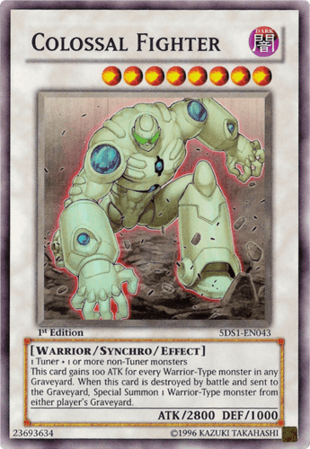 Colossal Fighter - 5DS1-EN043 Super Rare 1st Edition