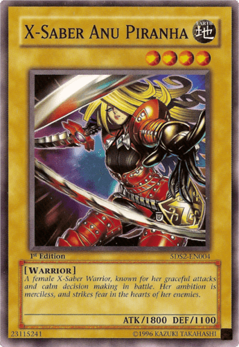 X-Saber Anu Piranha - 5DS2-EN004 Common Unlimited