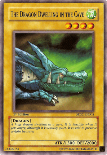 The Dragon Dwelling in the Cave - 5DS2-EN005 Common 1st Edition