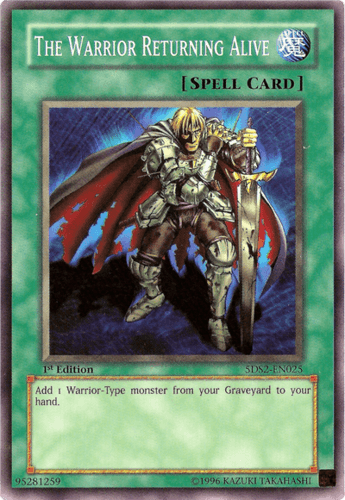 The Warrior Returning Alive - 5DS2-EN025 Common 1st Edition