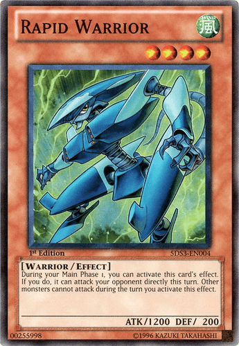 Rapid Warrior - 5DS3-EN004 Super Rare 1st Edition