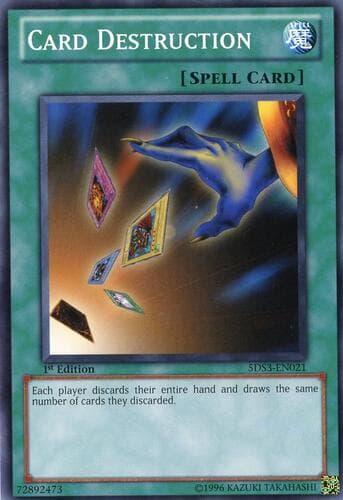 Card Destruction - 5DS3-EN021 Common 1st Edition