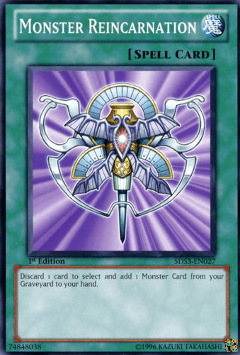 Monster Reincarnation - 5DS3-EN027 Common 1st Edition