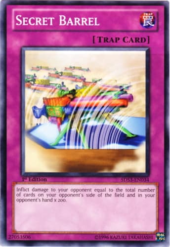 Secret Barrel - 5DS3-EN034 Common 1st Edition