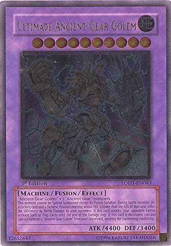 Ultimate Ancient Gear Golem - LODT-EN043 Ultimate Rare Unlimited