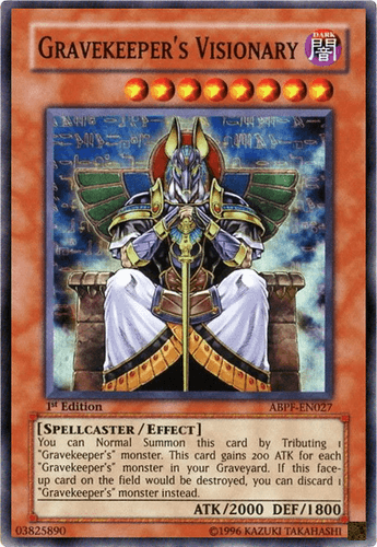 Gravekeeper's Visionary - ABPF-EN027 Super Rare 1st Edition