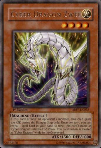 Cyber Dragon Zwei - ABPF-EN035 Rare 1st Edition