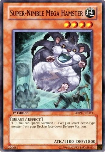 Super-Nimble Mega Hamster - ABPF-EN083 Super Rare Unlimited