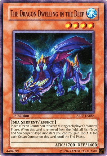 The Dragon Dwelling in the Deep - ABPF-EN086 Super Rare 1st Edition