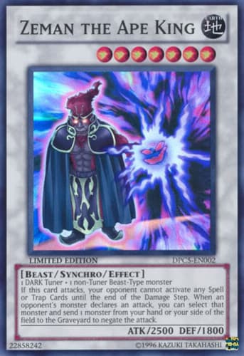 Zeman the Ape King - ABPF-EN097 Secret Rare 1st Edition