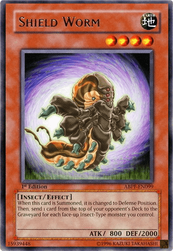 Shield Worm - ABPF-EN099 Rare 1st Edition