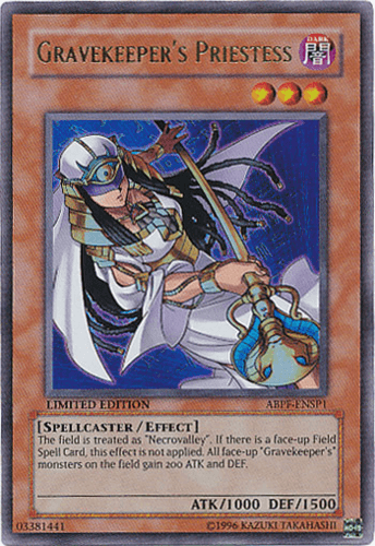 Gravekeeper's Priestess - ABPF-ENSP1 Ultra Rare Limited Edition
