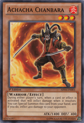 Achacha Chanbara - ABYR-EN003 Common 1st Edition