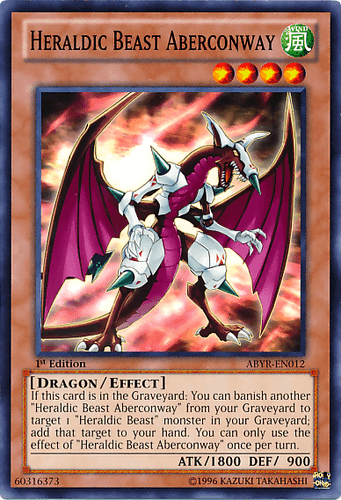 Heraldic Beast Aberconway - ABYR-EN012 Common 1st Edition