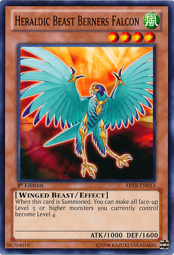 Heraldic Beast Berners Falcon - ABYR-EN013 Common 1st Edition