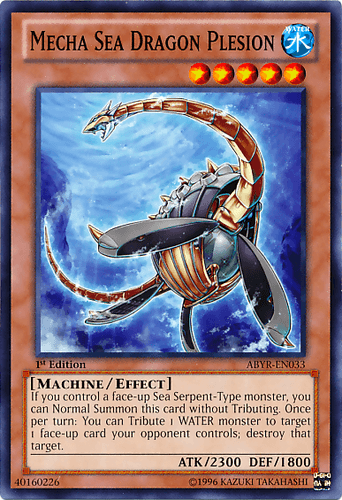 Mecha Sea Dragon Plesion - ABYR-EN033 Common 1st Edition