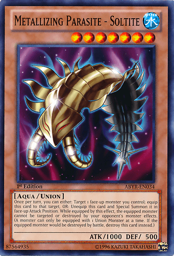 Metallizing Parasite - Soltite - ABYR-EN034 Common 1st Edition