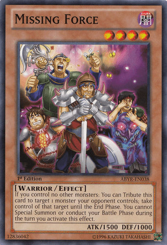 Missing Force - ABYR-EN038 Common 1st Edition