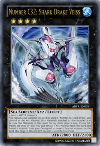 Number C32: Shark Drake Veiss - ABYR-EN039 Ultimate Rare 1st Edition