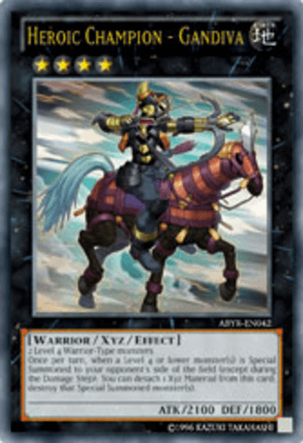Heroic Champion - Gandiva - ABYR-EN042 Ultra Rare Unlimited