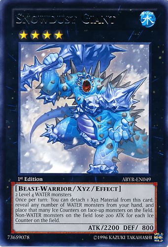 Snowdust Giant - ABYR-EN049 Rare Unlimited