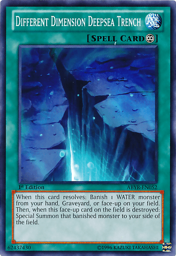 Different Dimension Deepsea Trench - ABYR-EN052 Common 1st Edition