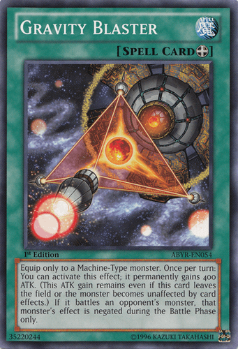 Gravity Blaster - ABYR-EN054 Common 1st Edition