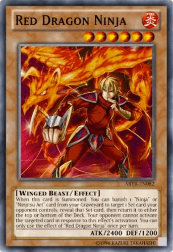 Red Dragon Ninja - ABYR-EN082 Super Rare Unlimited