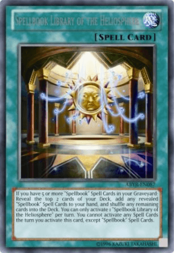Spellbook Library of the Heliosphere - ABYR-EN087 Secret Rare 1st Edition